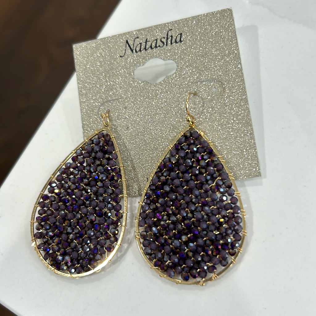 Natasha Nwt Drop Earrings